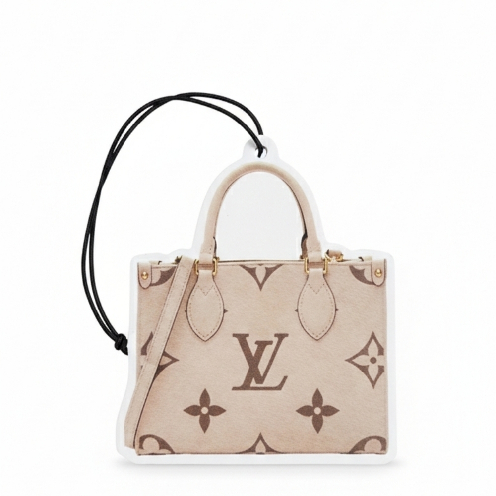 Louis Vuitton Scented Luxury Car Freshie | Hanging Air Freshener Card New